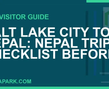 salt lake city to nepal travel - Salt Lake City to Nepal: Nepal Trip Checklist Before | RATNAPARK