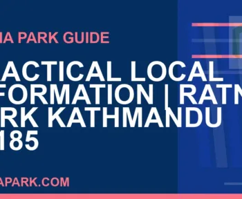 Ratna Park Kathmandu - Practical Local Information | Ratna Park Kathmandu #0185 | RATNAPARK