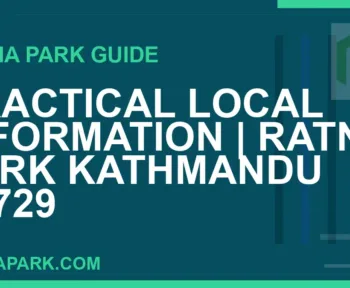 Ratna Park Kathmandu - Practical Local Information | Ratna Park Kathmandu #0729 | RATNAPARK