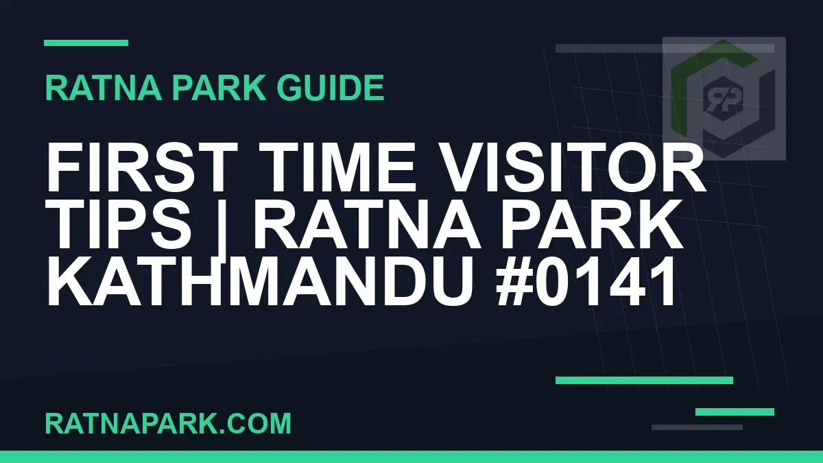 Ratna Park Kathmandu - First Time Visitor Tips | Ratna Park Kathmandu #0141 | RATNAPARK
