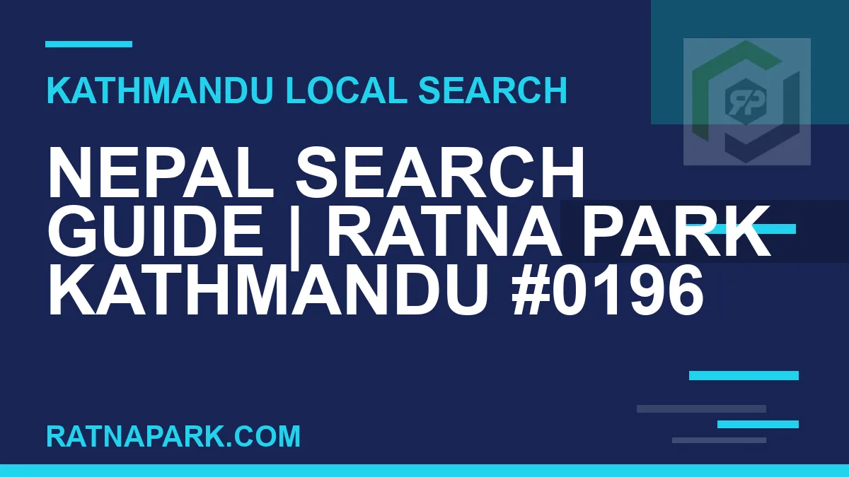 Ratna Park Nepal - Nepal Search Guide | Ratna Park Kathmandu #0196 | RATNAPARK