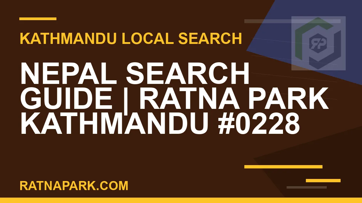 Ratna Park Nepal - Nepal Search Guide | Ratna Park Kathmandu #0228 | RATNAPARK