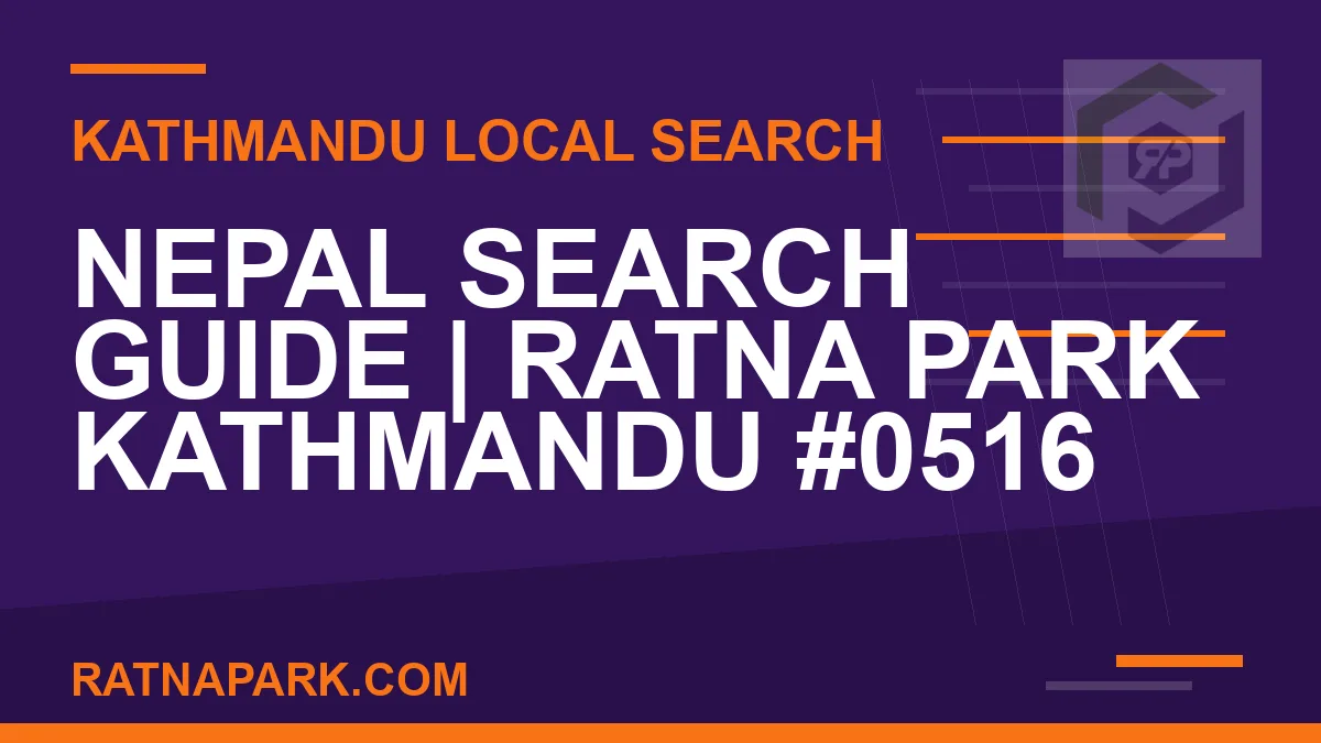 Ratna Park Nepal - Nepal Search Guide | Ratna Park Kathmandu #0516 | RATNAPARK