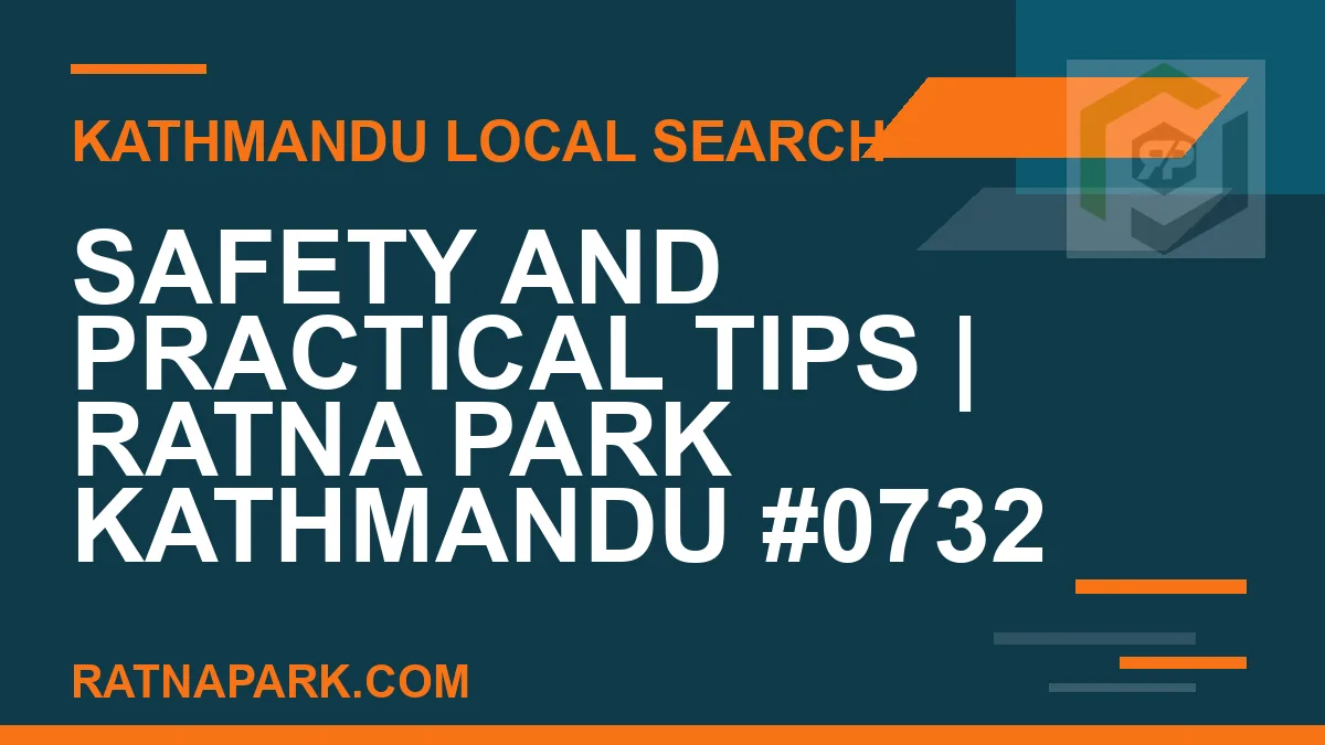Ratna Park Nepal - Safety and Practical Tips | Ratna Park Kathmandu #0732 | RATNAPARK