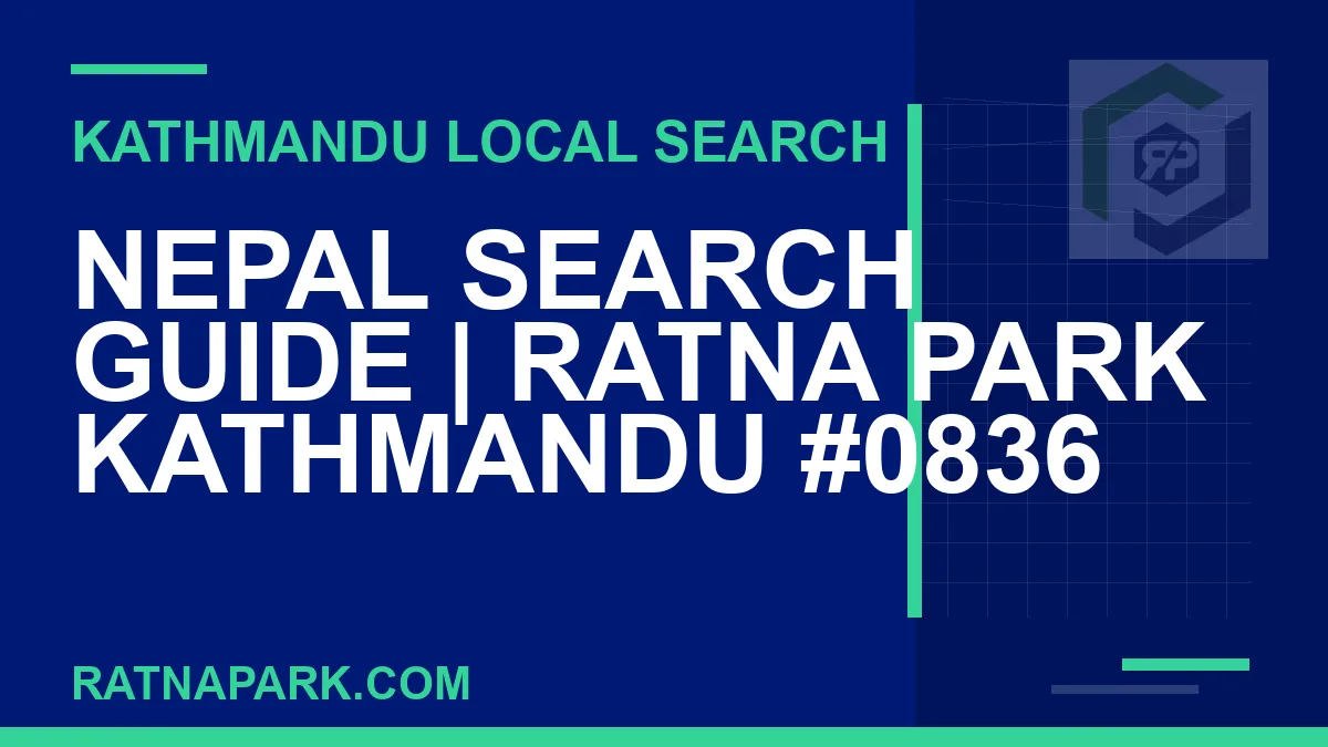 Ratna Park Nepal - Nepal Search Guide | Ratna Park Kathmandu #0836 | RATNAPARK