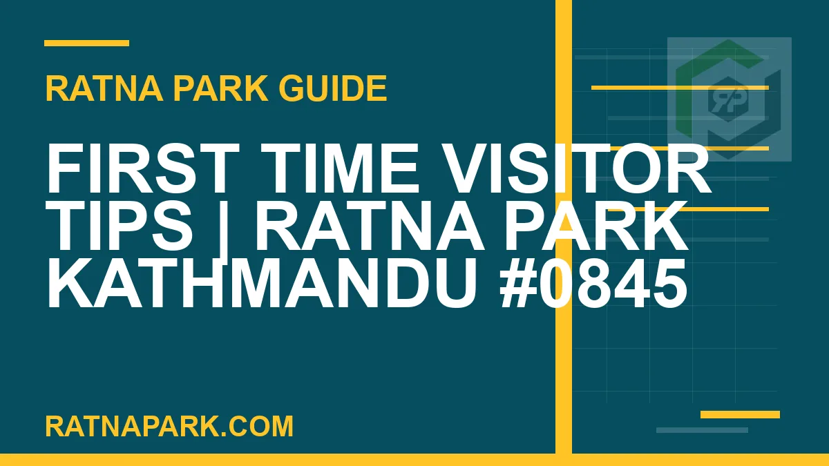 Ratna Park Kathmandu - First Time Visitor Tips | Ratna Park Kathmandu #0845 | RATNAPARK