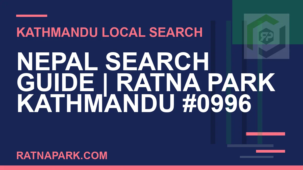 Ratna Park Nepal - Nepal Search Guide | Ratna Park Kathmandu #0996 | RATNAPARK