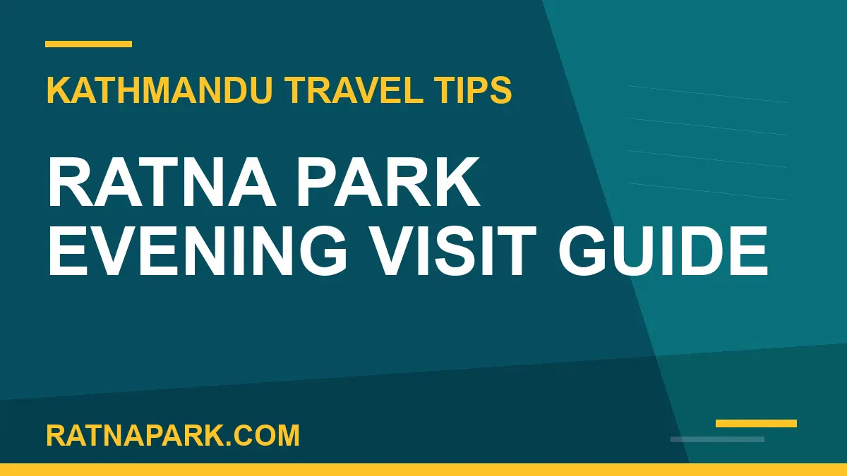 ratna park evening - Ratna Park Evening Visit Guide | RATNAPARK